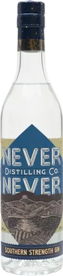 Bouteille de spiritueux : Southern Strength Gin de la marque Never Never 