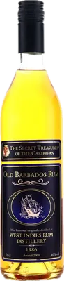 Bouteille de spiritueux : Old Barbados de la marque West Indies