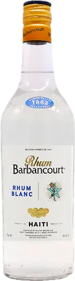 Bouteille de spiritueux : Rhum Blanc 40° de la marque Barbancourt