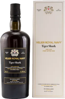 Bouteille de spiritueux : Royal Navy Tiger Shark de la marque Multi Distilleries