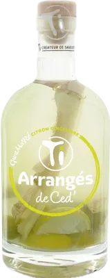 Bouteille de spiritueux : Ti Arrangé Gwamaré Citron Gingembre de la marque Les Rhums de Ced'