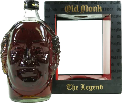 Bouteille de spiritueux : The Legend de la marque Old Monk
