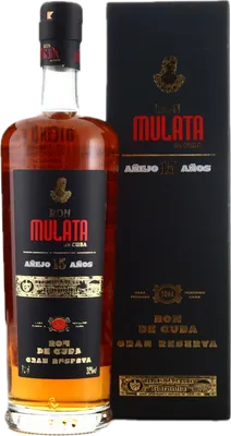 Bouteille de spiritueux : Añejo 15 Años de la marque Mulata