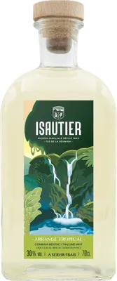 Bouteille de spiritueux : Arrangé Tropical de la marque Isautier