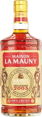 Bouteille de spiritueux : Millésime 2005 Confrérie du Rhum de la marque Maison La Mauny