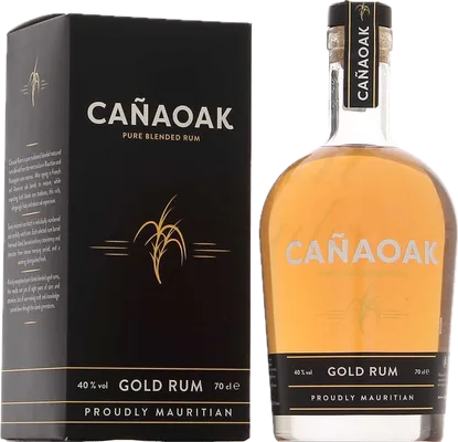 Bouteille de spiritueux : Cañaoak Pure Blended Gold Rum de la marque Herman Jansen