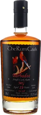 Bouteille de spiritueux : Barbados Single Cask Pot Still de la marque The Rum Cask