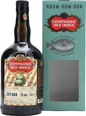 Bouteille de spiritueux : Guyana Sherry Cask de la marque Diamond