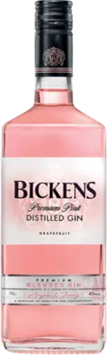 Bouteille de spiritueux : Pink Distilled Gin de la marque Bickens