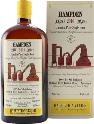 Bouteille de spiritueux : LMDW 60th de la marque Hampden