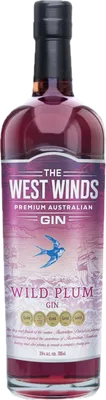 Bouteille de spiritueux : Wild Plum Gin de la marque The West Winds