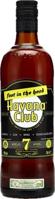 Bouteille de spiritueux : 7 Años Foot in the Hood de la marque Havana Club