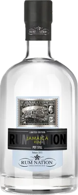 Bouteille de spiritueux : Jamaica White Pot Still 2015 de la marque Rum Nation