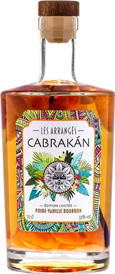 Bouteille de spiritueux : Poire-Vanille Bourbon de la marque Cabrakán