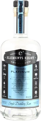 Bouteille de spiritueux : Platinum de la marque Elements Eight