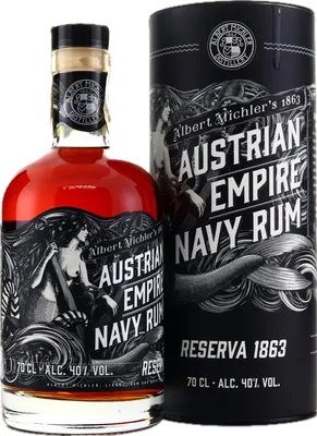 Bouteille de spiritueux : Reserve 1863 de la marque Austrian Empire Navy Rum