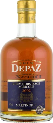 Bouteille de spiritueux : Millésime de la marque Depaz