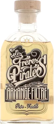 Bouteille de spiritueux : Arrangé Filtré Poire-Vanille de la marque Les Frères Pirates