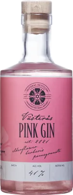 Bouteille de spiritueux : Pink Gin de la marque Västerås