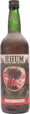 Bouteille de spiritueux : L. M. Rhum 1960s de la marque Compagnie des Antilles