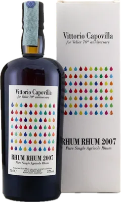 Bouteille de spiritueux : Rhum Rhum Vittorio Capovilla de la marque Vélier