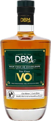 Bouteille de spiritueux : Très Vieux VO de la marque Distillerie Bonne-Mère (DBM)