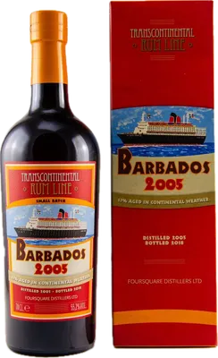 Bouteille de spiritueux : Barbados de la marque Foursquare