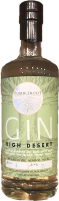 Bouteille de spiritueux : High Desert Gin de la marque Tumbleroot