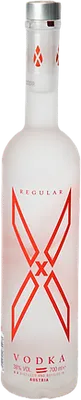 Bouteille de spiritueux : Vodka Regular de la marque X Spirits