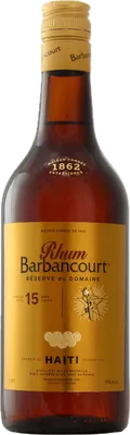 Bouteille de spiritueux : Réserve du Domaine Aged 15 Years (Vintage) de la marque Barbancourt