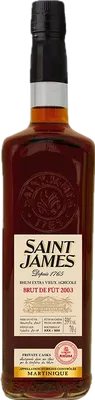 Bouteille de spiritueux : Brut de fût de la marque Saint James