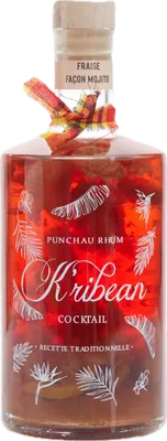 Bouteille de spiritueux : Fraise façon Mojito de la marque K’ribean Cocktail