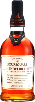 Bouteille de spiritueux : Exceptional Cask Selection XVIII Indelible de la marque Foursquare