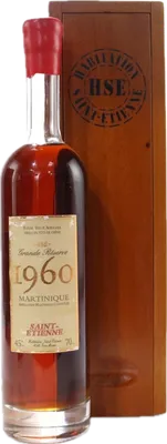Bouteille de spiritueux : HSE Grande Reserve 1960 de la marque Habitation Saint-Étienne