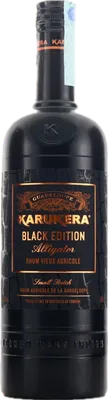 Bouteille de spiritueux : Black Edition Alligator de la marque Karukera