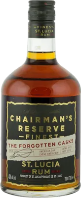 Bouteille de spiritueux : Chairman’s Reserve The Forgotten Casks de la marque Saint Lucia Distillers