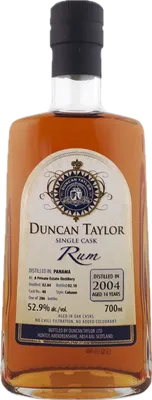 Bouteille de spiritueux : Single Cask Rum 2004 Aged 14 Years (A Private Estate Distillery) de la marque Duncan Taylor
