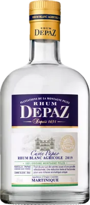 Bouteille de spiritueux : Cuvée Papao 2019 de la marque Depaz