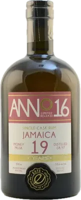 Bouteille de spiritueux : Anno 16 Jamaica 19 Years de la marque Ekte Rum