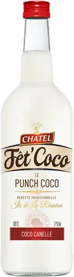 Bouteille de spiritueux : Fêt’coco Coco Cannelle de la marque Chatel