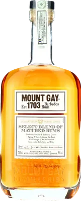 Bouteille de spiritueux : Select Blend of Matured Rums (TWE Exclusive) de la marque Mount Gay