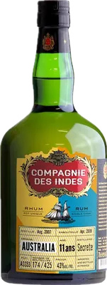 Bouteille de spiritueux : Australia de la marque Compagnie des Indes