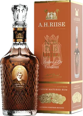 Bouteille de spiritueux : Non Plus Ultra Ambre d'Or Excellence de la marque A.H. Riise
