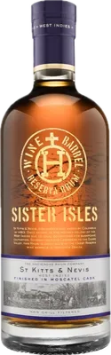 Bouteille de spiritueux : Dark Moscatel Rhum de la marque Sister Isles