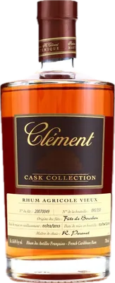 Bouteille de spiritueux : Cask Collection de la marque Clément