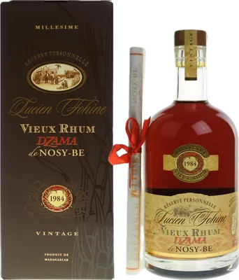Bouteille de spiritueux : Lucien Fohine Vintage Nosy-Be de la marque Dzama