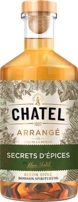 Bouteille de spiritueux : Arrangé Secrets d'épices de la marque Chatel