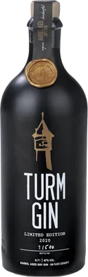 Bouteille de spiritueux : Limited Edition 2020 de la marque Turm Gin