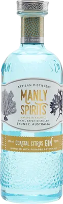 Bouteille de spiritueux : Coastal Citrus Gin de la marque Manly Spirits