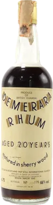 Bouteille de spiritueux : Demerara Rhum Aged 20 Years de la marque Moon Import